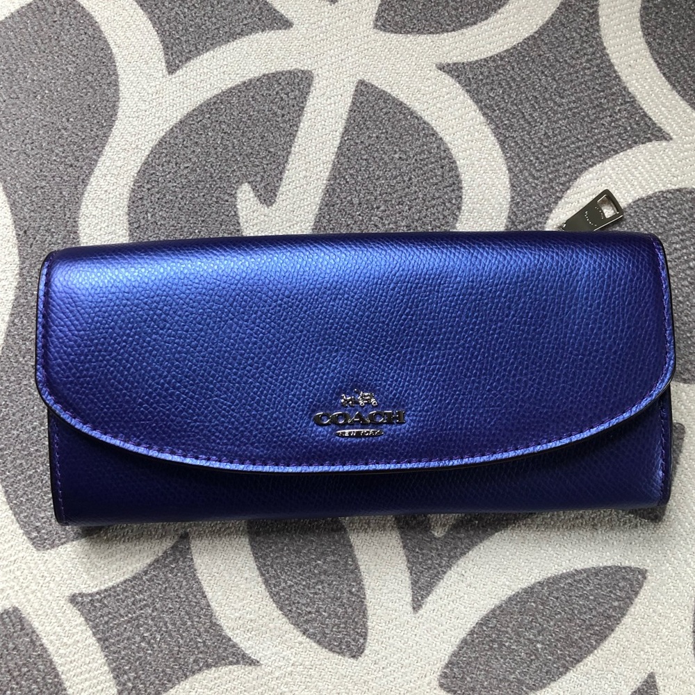 Coach Purple Iris Wallet